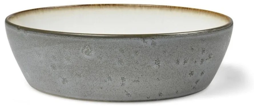 Biela/zelená kameninová miska Gastro Grey/Cream – Bitz