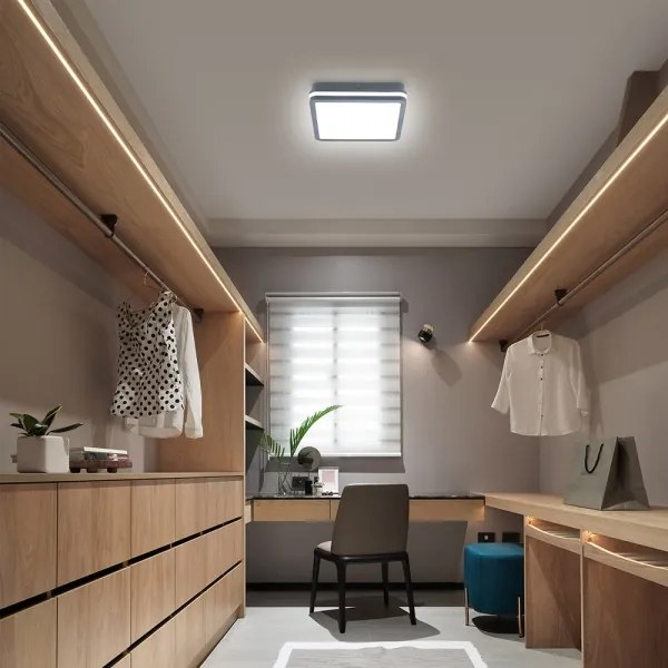 Brilagi - LED Vonkajšie svietidlo so senzorom BENE LED/24W/230V 26x26 cm IP54