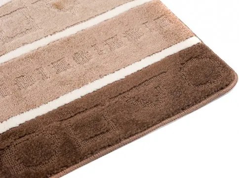 Sada kúpeľňových koberčekov MULTI C5015 hnedý CAMEL FIGURY