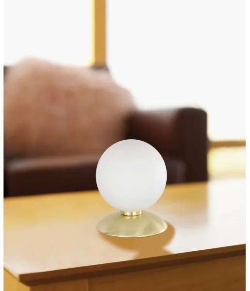 Paul Neuhaus 4437-60 - Dotykom stmievateľná stolná lampa BUBBA 1xG9/28W/230V zlatá