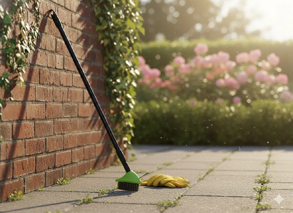 Garden Line 3-v-1 teleskopická kefa na burinu/dlažobné kamene