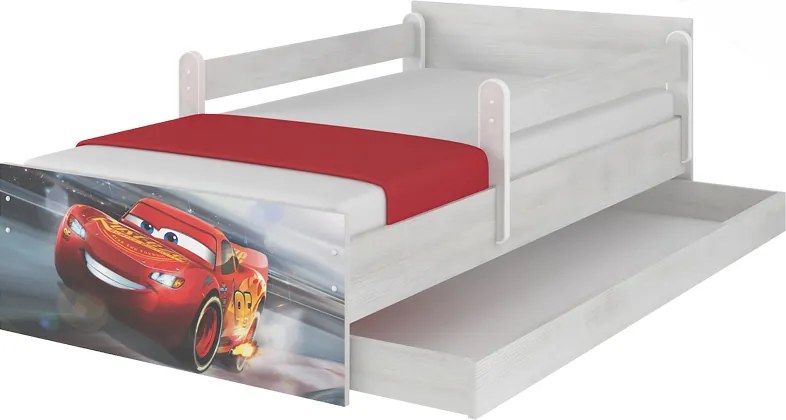 DO Detská posteľ 160x80 Disney max 160x80 Cars 3 Mcqueen Variant úložný box: Bez úložného boxu