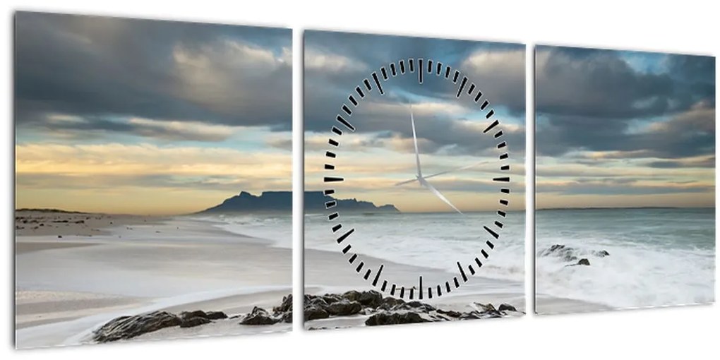Obraz - Robben Island (s hodinami) (90x30 cm)