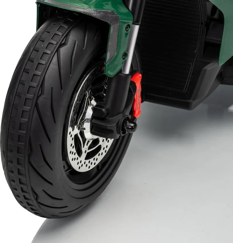 Detská elektrická motorka Ducati Diavel x Bentley Green