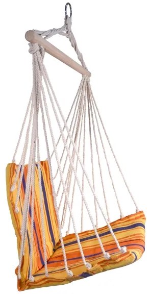 Hojdacia sieť na sedenie oranžová