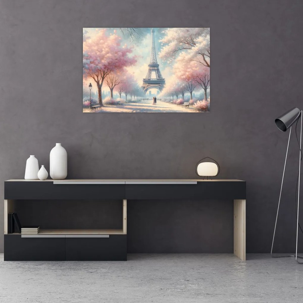 Obraz – Jar v Paríži (90x60 cm)