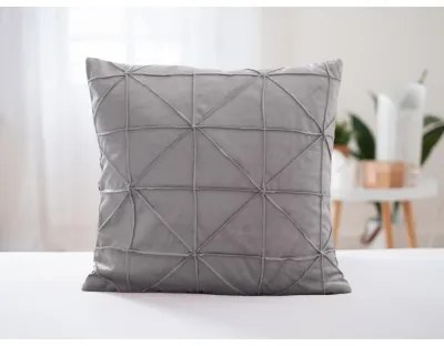 MKLozkoviny.sk Obliečka na vankúšik mikroplyš 45 × 45 cm - Gama sivý