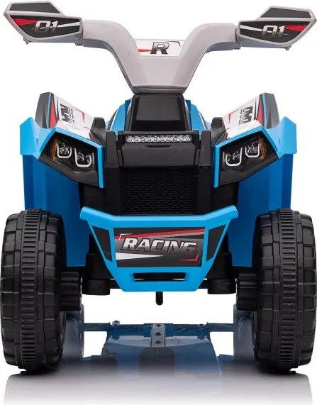 LEAN CARS Modrá batériová štvorkolka XMX630T s prívesom
