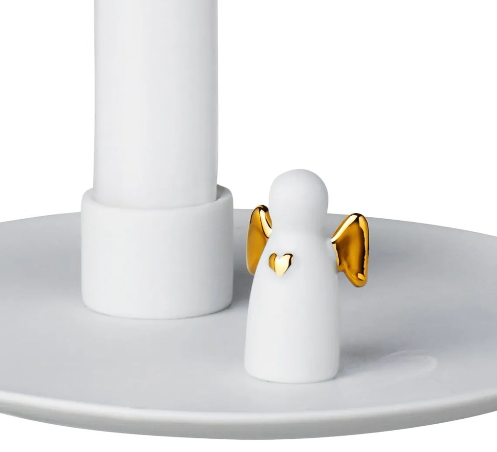 räder Porcelánový svietnik Angel's Light Gold