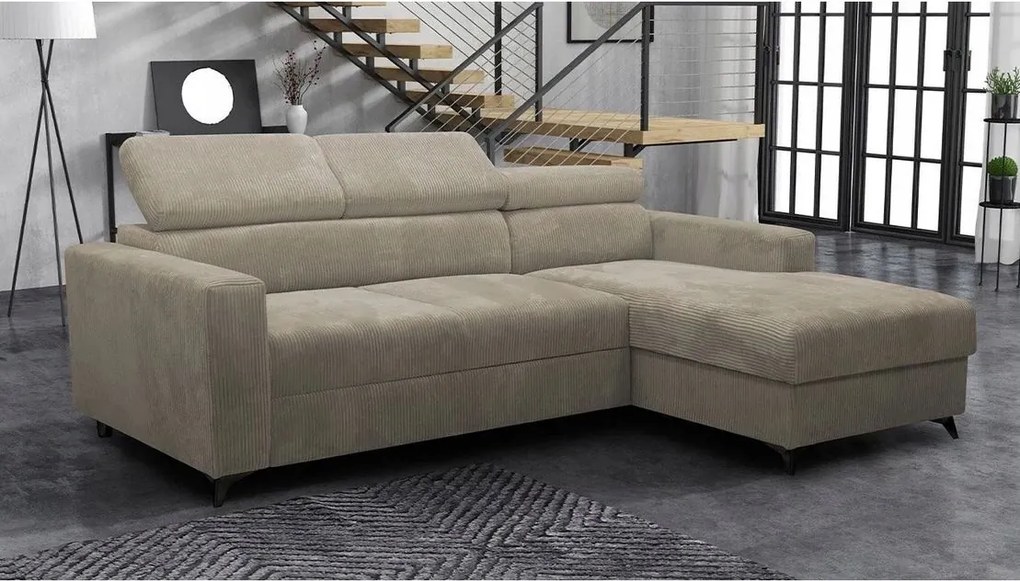 Rohová sedačka Laviosuna Premium (béžová) (s úl. priestorom) (p)