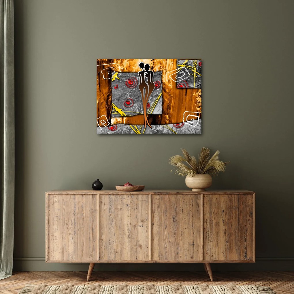 Obraz starovekej maľby (70x50 cm)