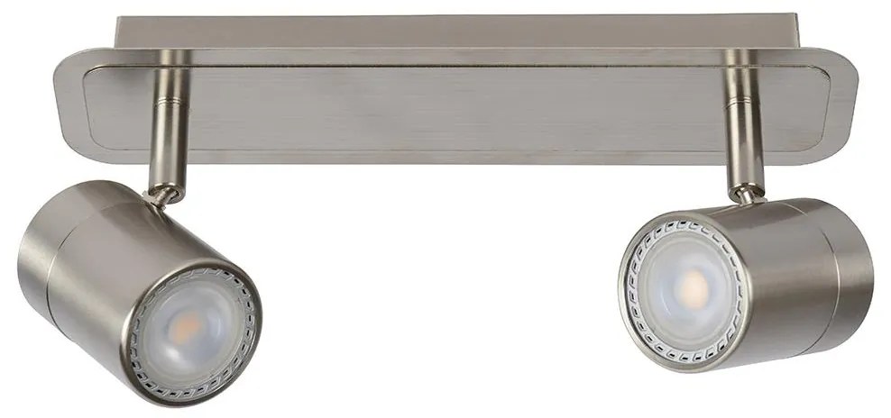 Lucide 26957/10/12 - LED Bodové svietidlo LENNERT 2xGU10/5W/230V matný chróm