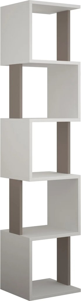 Knižnica Houseland Piri biela/mocha