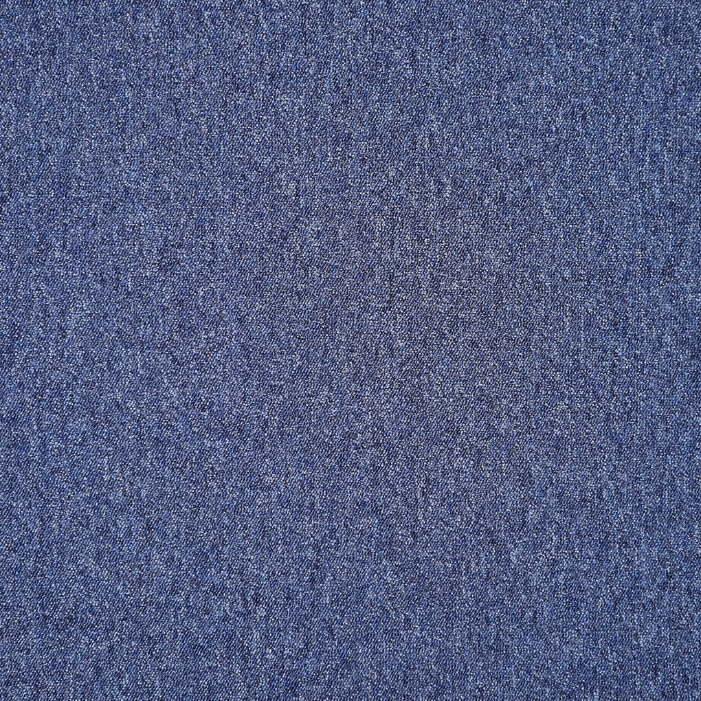 AKCIA: 100x160 cm Metrážny koberec Classica 582, záťažový, šíře, modrá, ab (mriežka), chodba / predsieň, Condor Carpets