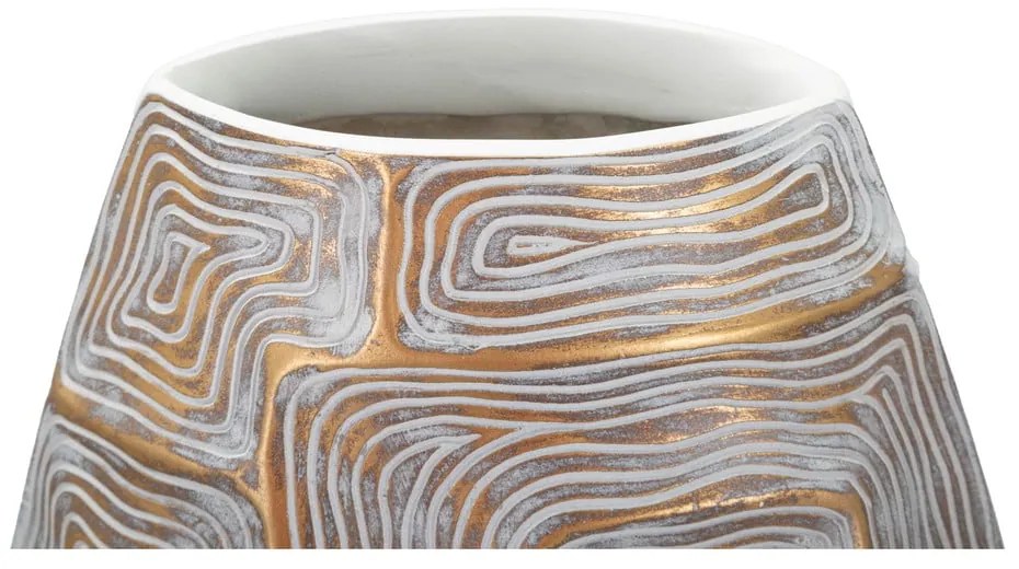 Váza z polyresínu v zlatej farbe (výška 59,5 cm) Eclips – Mauro Ferretti