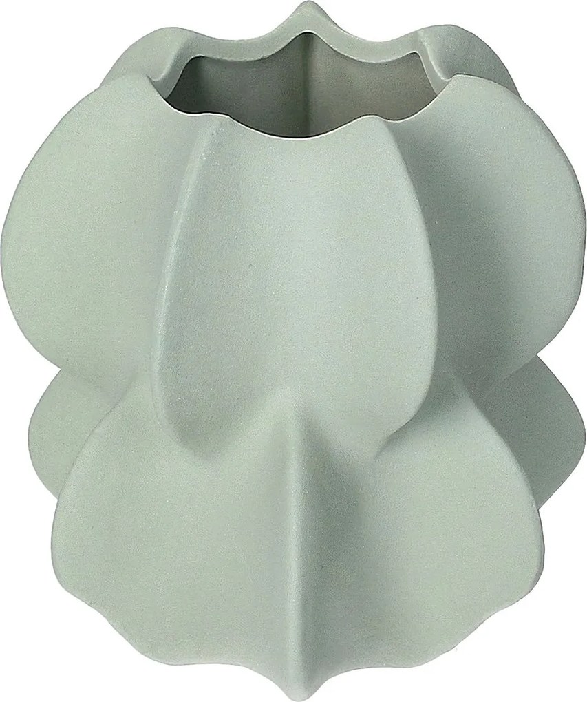 Váza Petal Green 15x17 cm