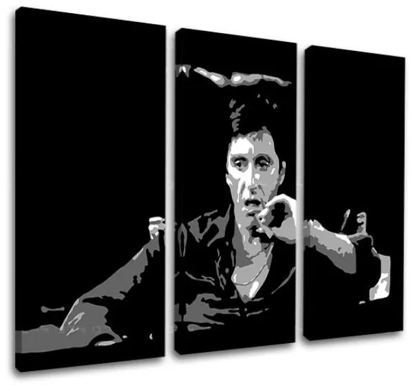 Najväčší mafiáni na plátne Scarface - Tony Montana premýšľa nad svojim plánom | rôzne rozmery