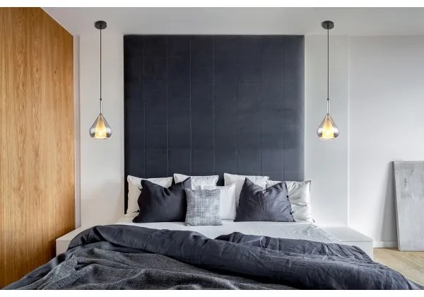 Globo 15542 - Luster na lanku GEEKY 1xE27/60W/230V pr. 20 cm čierna