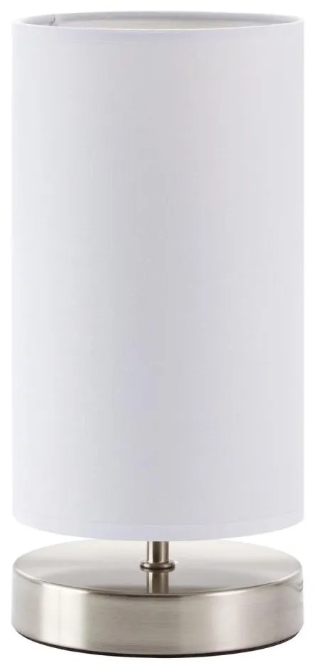 Brilliant - Stolná lampa CLARIE 1xE14/40W/230V matný chróm/biela