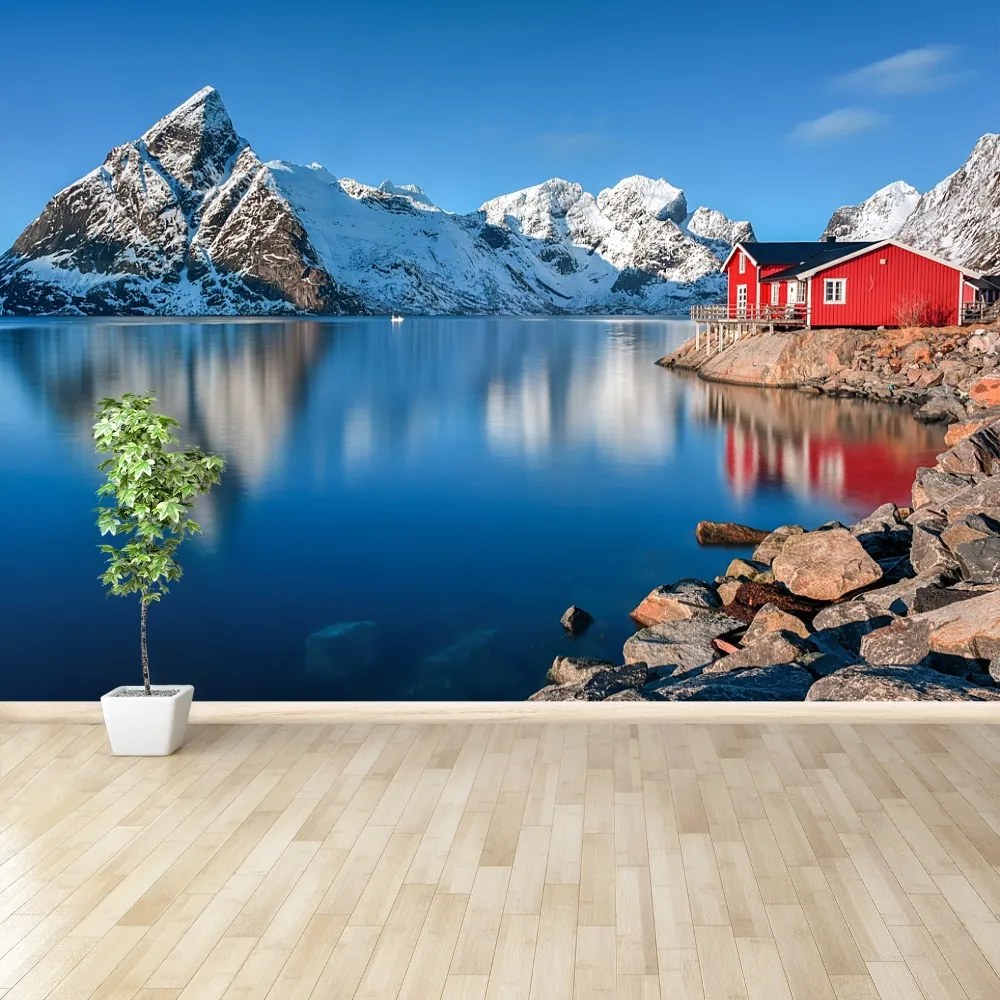 Fototapeta Vliesová Lofoten nórsko 152x104 cm