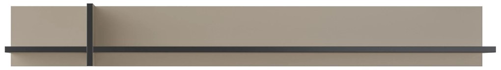 Polica Crossroad C02 (congo + čierna). Akcia -19%. Vlastná spoľahlivá doprava až k Vám domov. 1118165