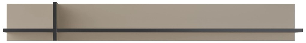 Polica Crossroad C02 (congo + čierna). Akcia -20%. Vlastná spoľahlivá doprava až k Vám domov. 1118165