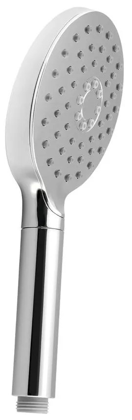 Plastová sprchová hlavica v lesklo striebornej farbe ø 12 cm – Sapho