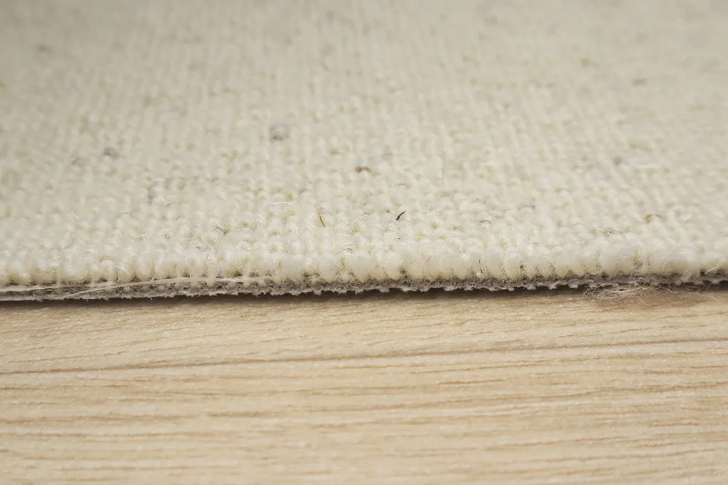 Avanti, Metrážny koberec Dublin 202 biely, na mieru, šíře 4m,5m, biela, ab (mriežka), detská izba