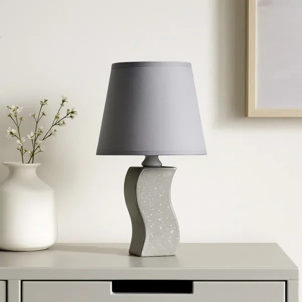 Rabalux 74073 - Stolná lampa DAYAMI 1xE14/40W/230V sivá