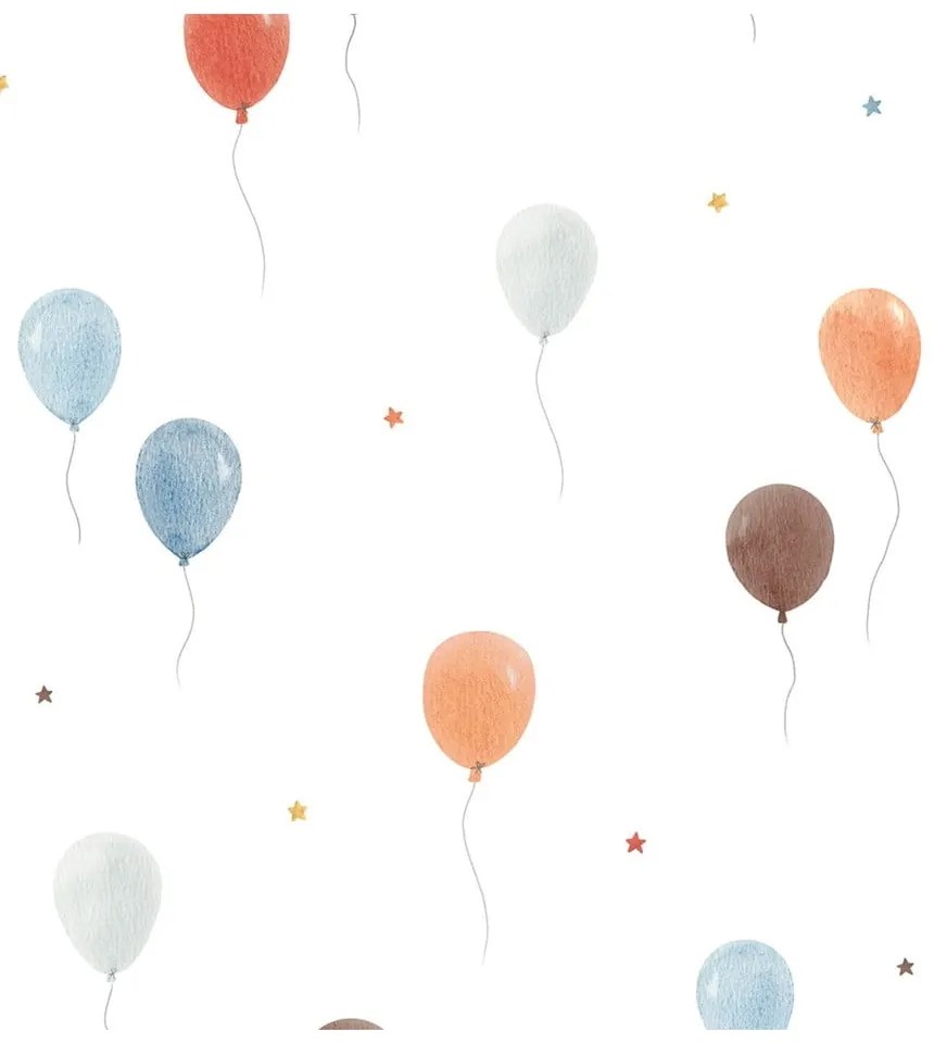 Detská tapeta 10 m x 50 cm Flying Ballons – Lilipinso