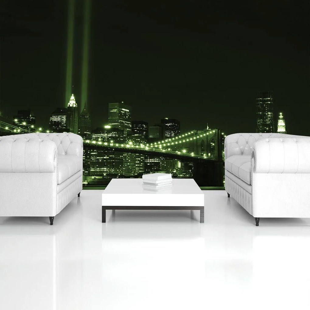 Fototapeta - New York Brooklyn Bridge City (254x184 cm)