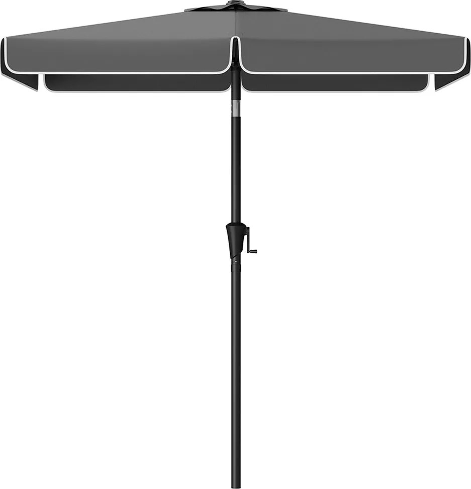 Záhradný slnečník Rocka 200x150 cm sivý