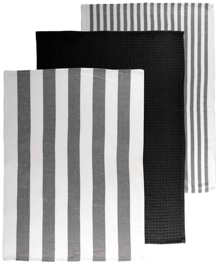 Bavlnené utierky v súprave 3 ks 51x74 cm Marra – Tiseco Home Studio