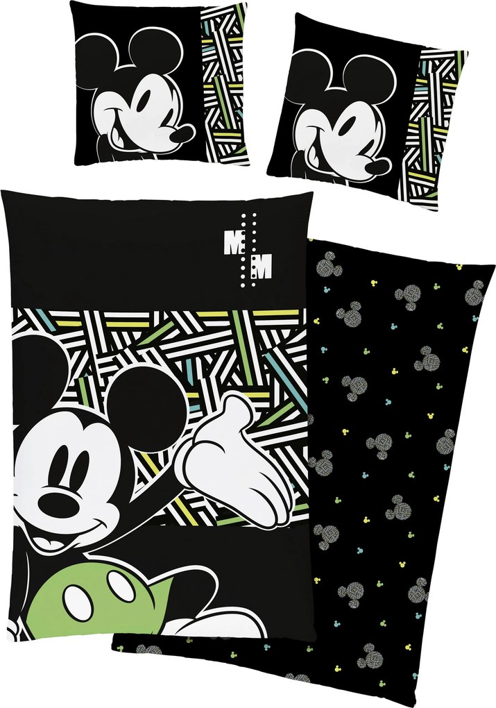 XXXLutz POSTEĽNÁ BIELIZEŇ PRE MLÁDEŽ, renforcé, čierna, 135/200 cm Disney - Online Only bytové doplnky - 006231017901