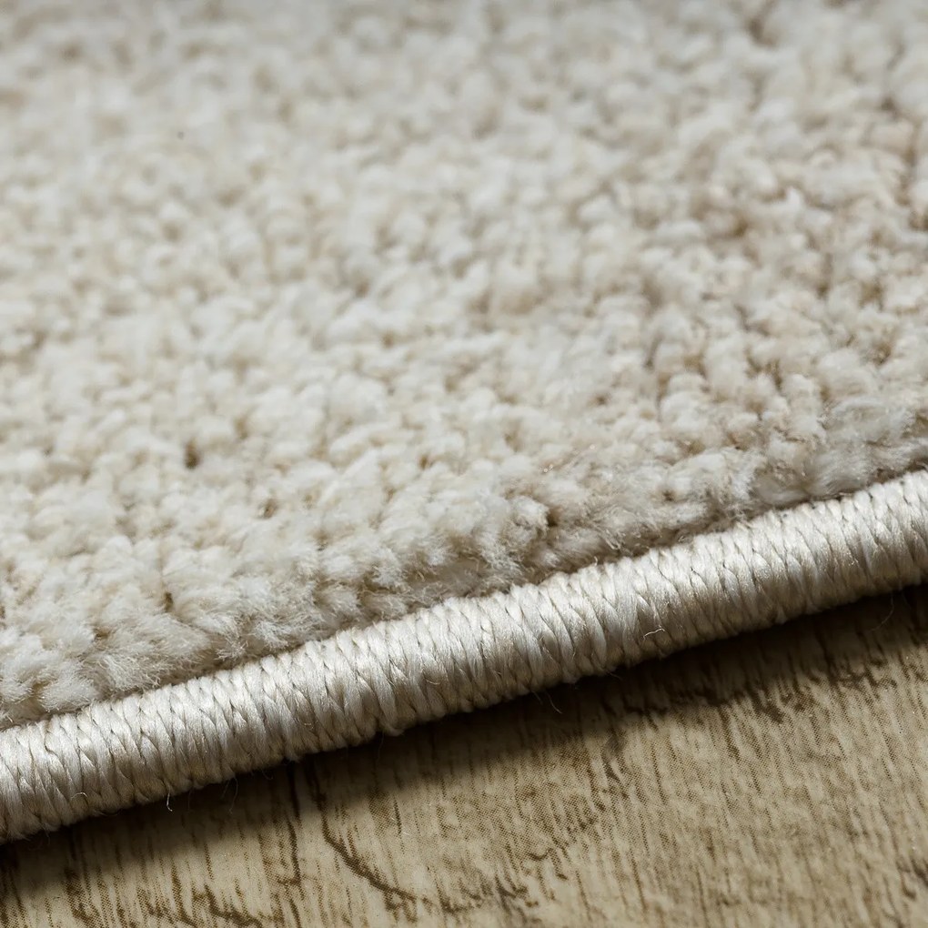 Dywany Łuszczów, Kusový koberec Fusion 0808 cream/l. beige, 80x150, béžová, kancelária
