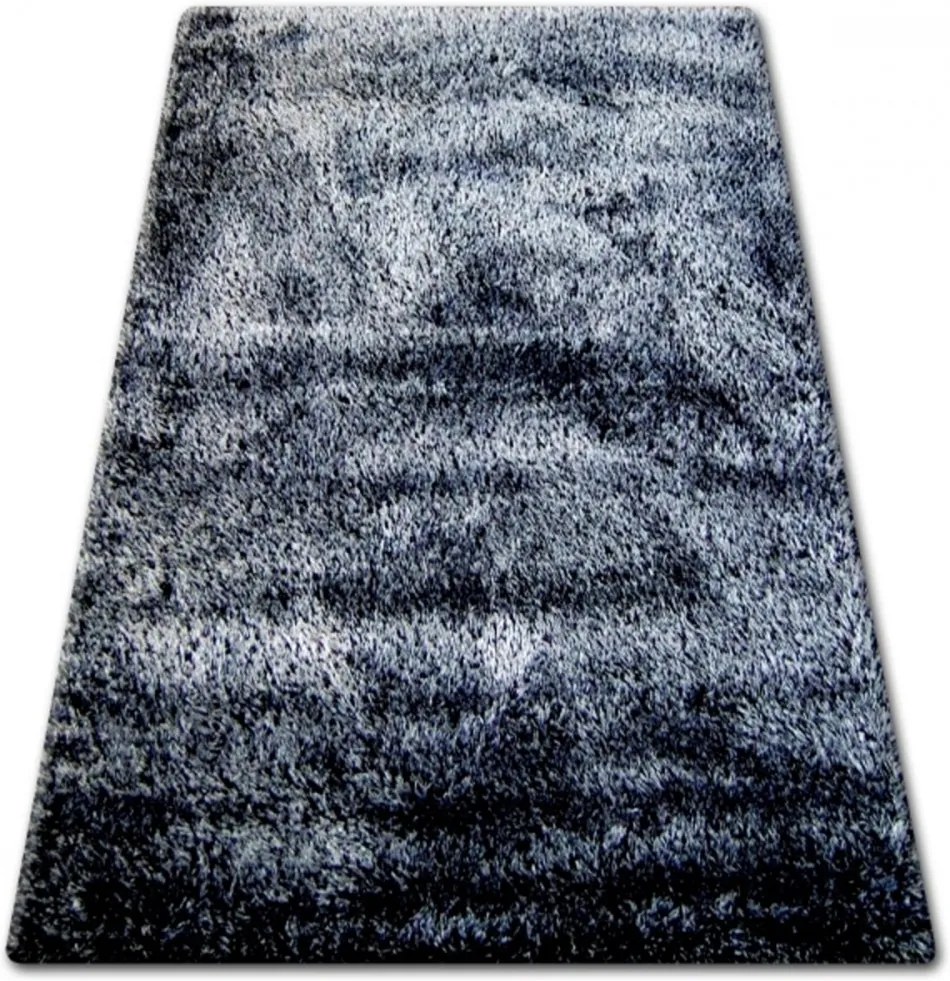 Kusový koberec Shaggy Narin čierno fialový, Velikosti 140x190cm