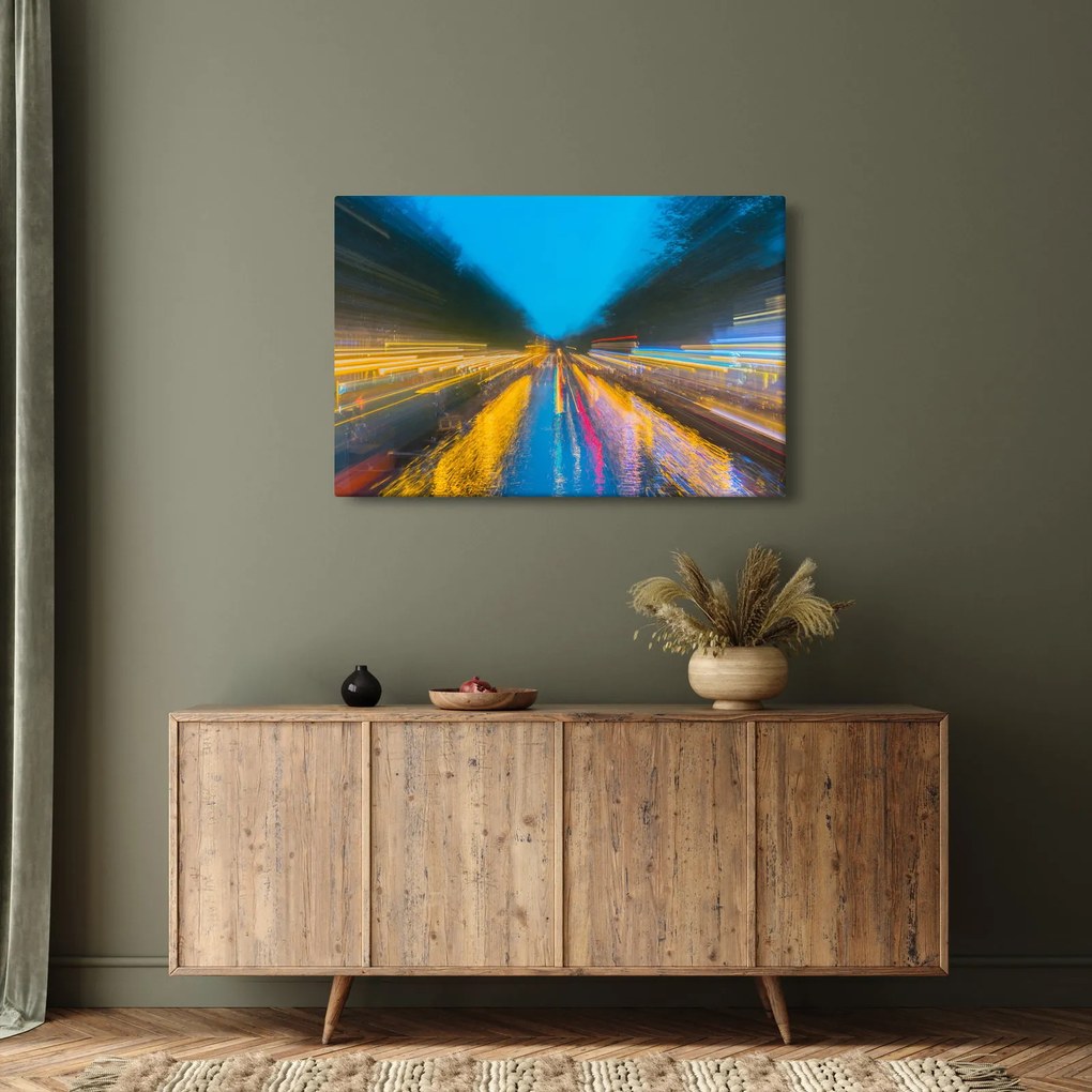 Obraz - Maľba abstrakcie (90x60 cm)