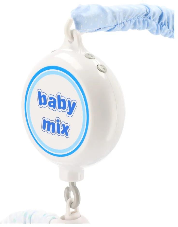 Elektronický kolotoč nad postieľku Baby Mix Losy a medvedíky s melódiami