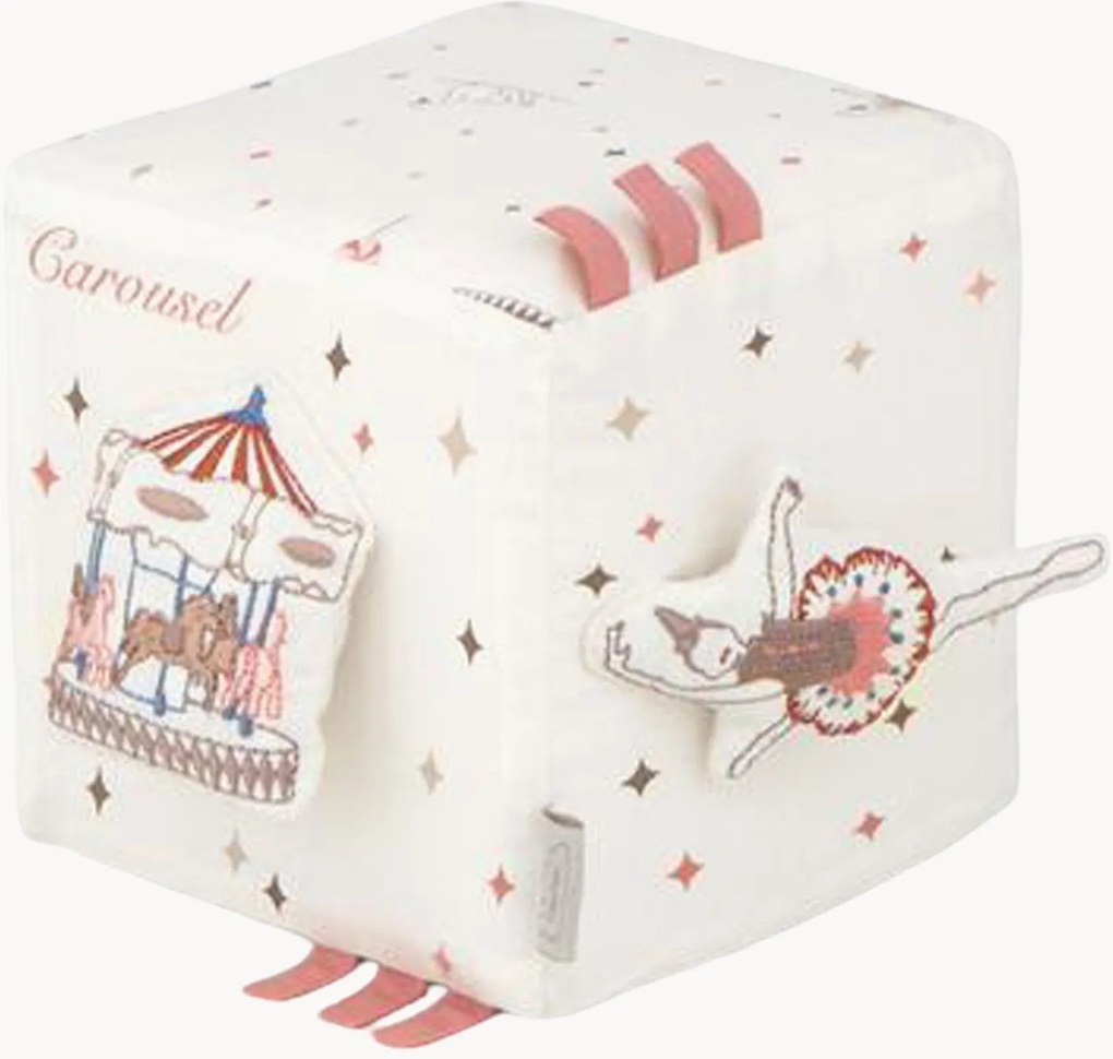 Aktívna detská kocka z organickej bavlny Carousel
