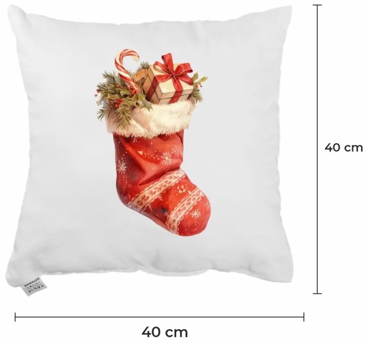 Vianočný vankúš Merry 40x40 cm EMI
