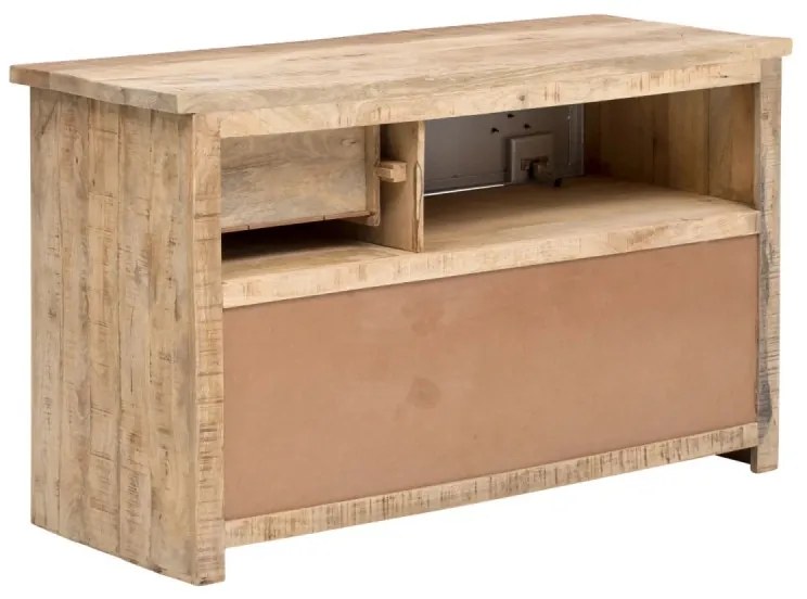 furniture-nabytek.cz - Masívna umývadlová skrinka Pune z mangového dreva, lakovaná, prírodná farba