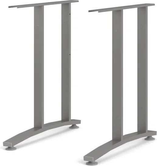 Písací stôl Kancelársky 80400/70 120 cm biely/strieborný