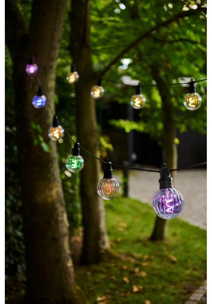 Svetelná reťaz počet žiaroviek 10 ks dĺžka 300 cm Luke – Sirius