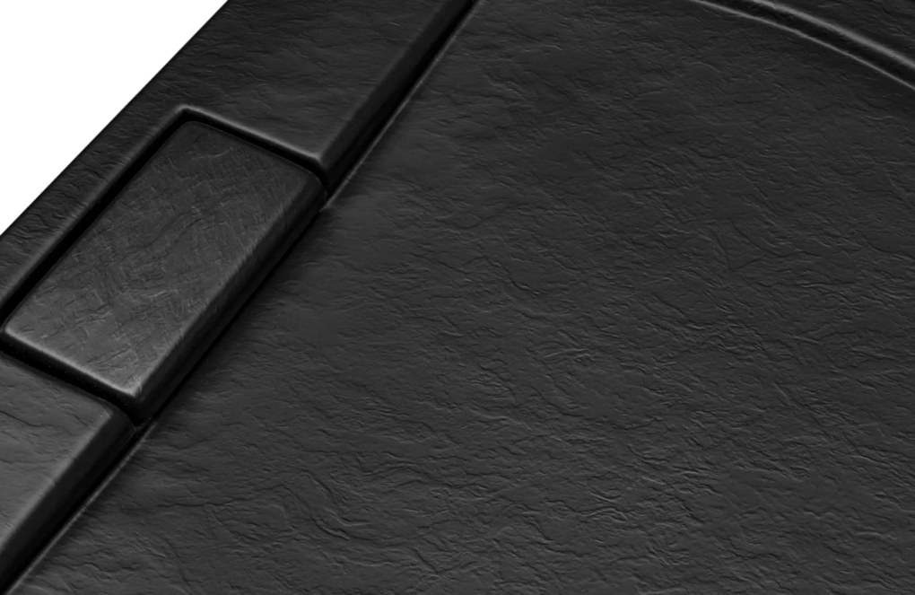 Besco Štvorcová sprchová akrylátová vanička AXIM NEW SE SQ 80x80 (90x90) B UltraSlim Stone Effect BESCO-Rozmery: 90x90