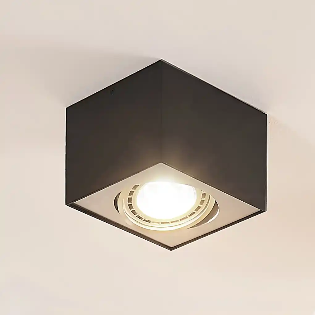 Arcchio Dwight LED bodové svetlo čierne, 1 svetlo | Biano