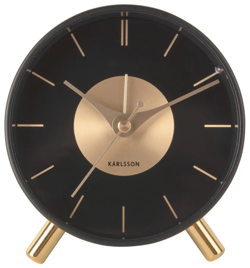 Budík ø 11 cm Gold Disc – Karlsson