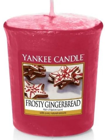 Yankee Candle Votívna sviečka Yankee Candle - Frosty Gingerbread