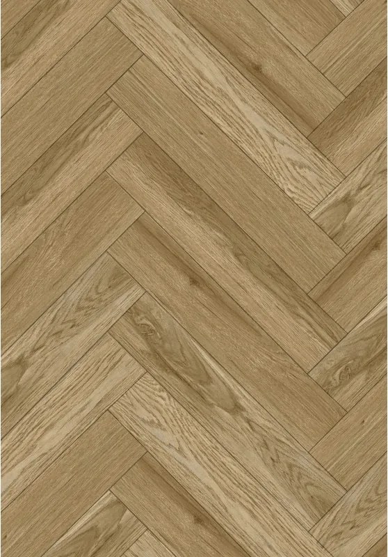 Mexen Manhattan vzorka vinylových panelov rybia kosť SPC 6,5 mm, podklad IPEX 1,5 mm, 4 V-drážka, Dub - F1173-S