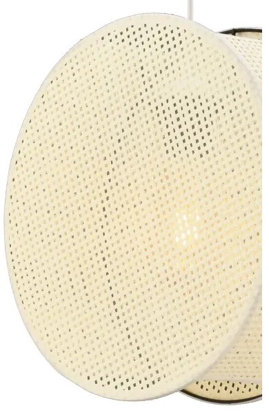 Závesný luster na lanku BIG DRUM 1xE27/60W/230V krémový