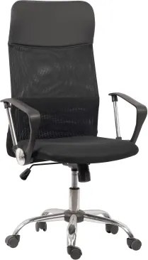 Kancelárske kreslo Mandola, čierna látka%